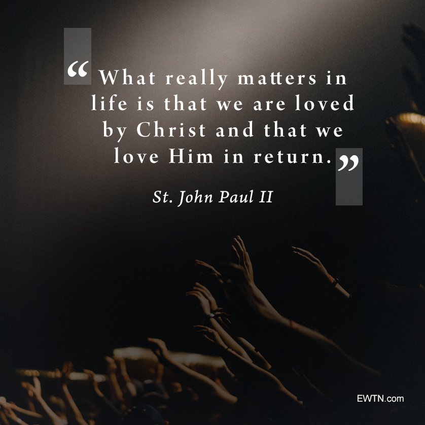 EWTN's tweet photo. The Lord loves you. You were made for communion with him! #EWTN #Catholic https://t.co/z5JIjZVuBH