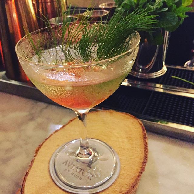 HushMayfair's tweet photo. #LabMonday contender number 1, 'What's the big dill' with #BelugaVodka garnished with Watermelon caviar and dill #Mondayfunday @cellartrends https://t.co/1yxNxDEmnC
