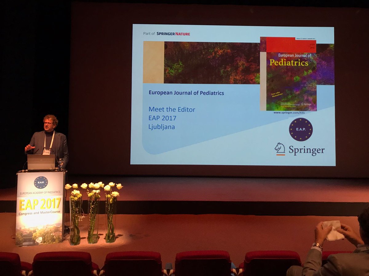 EurJPediatrics's tweet photo. Presentation of update on @EurJPediatrics @DokterPdW #eap2017 good audience, nice discussions. https://t.co/oxov17Av5C