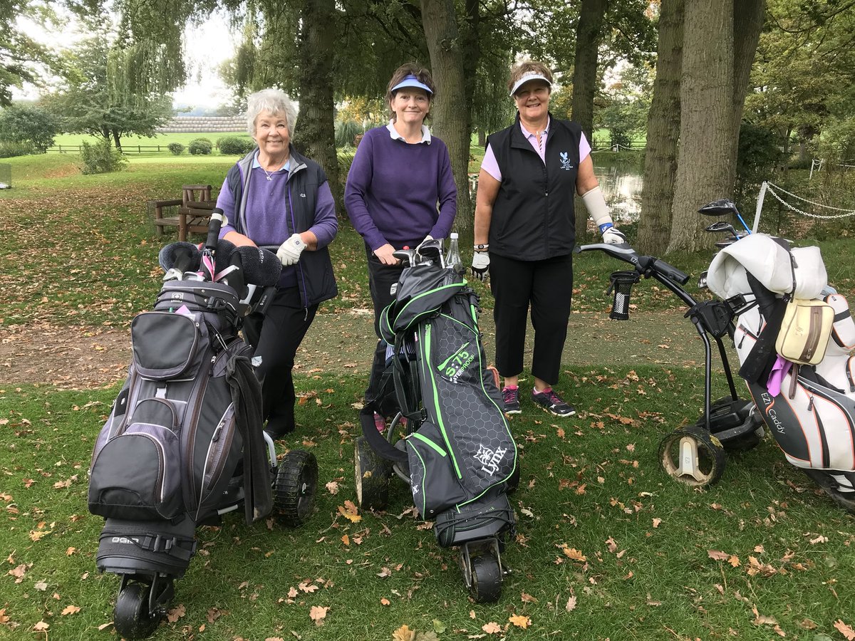NailcoteHall's tweet photo. Great having the @FeldonValley Ladies taking up the challenge of @BritishPar3 course on a #beautifil #autumn day well played girls 🏌🏼‍♀️ https://t.co/fer7VaDQHJ