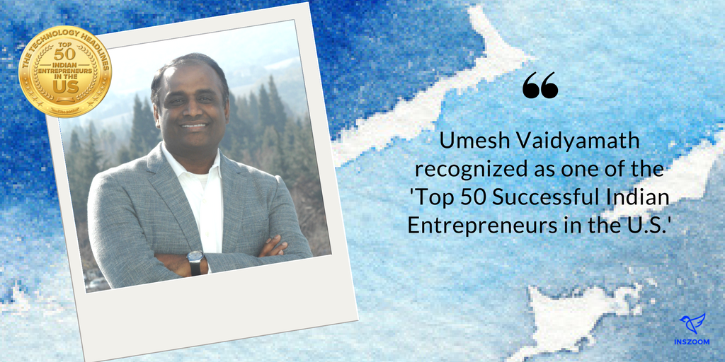 INSZoom's tweet photo. @zumesh, CEO of #INSZoom was recognized in '#Top 50 Successful Indian #Entrepreneurs in the U.S.' by @TechHeadlines1 https://t.co/vEk0zmczYn https://t.co/CEFeMQQEs9