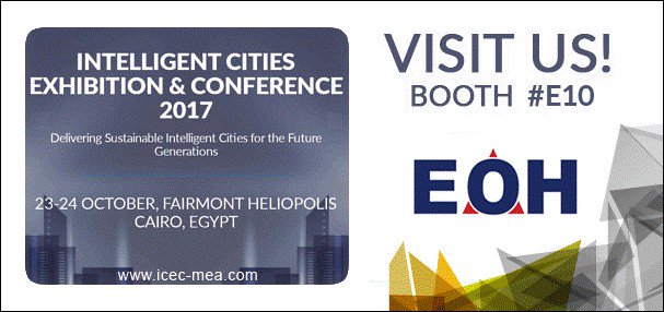 EOHMiddleEast's tweet photo. 23rd and 24th of October at the Fairmont Heliopolis
Booth 10, Intelligent Cities Exhibition and Conference!
https://t.co/k0OE52glUV #ICT https://t.co/PlvYN8TaDW