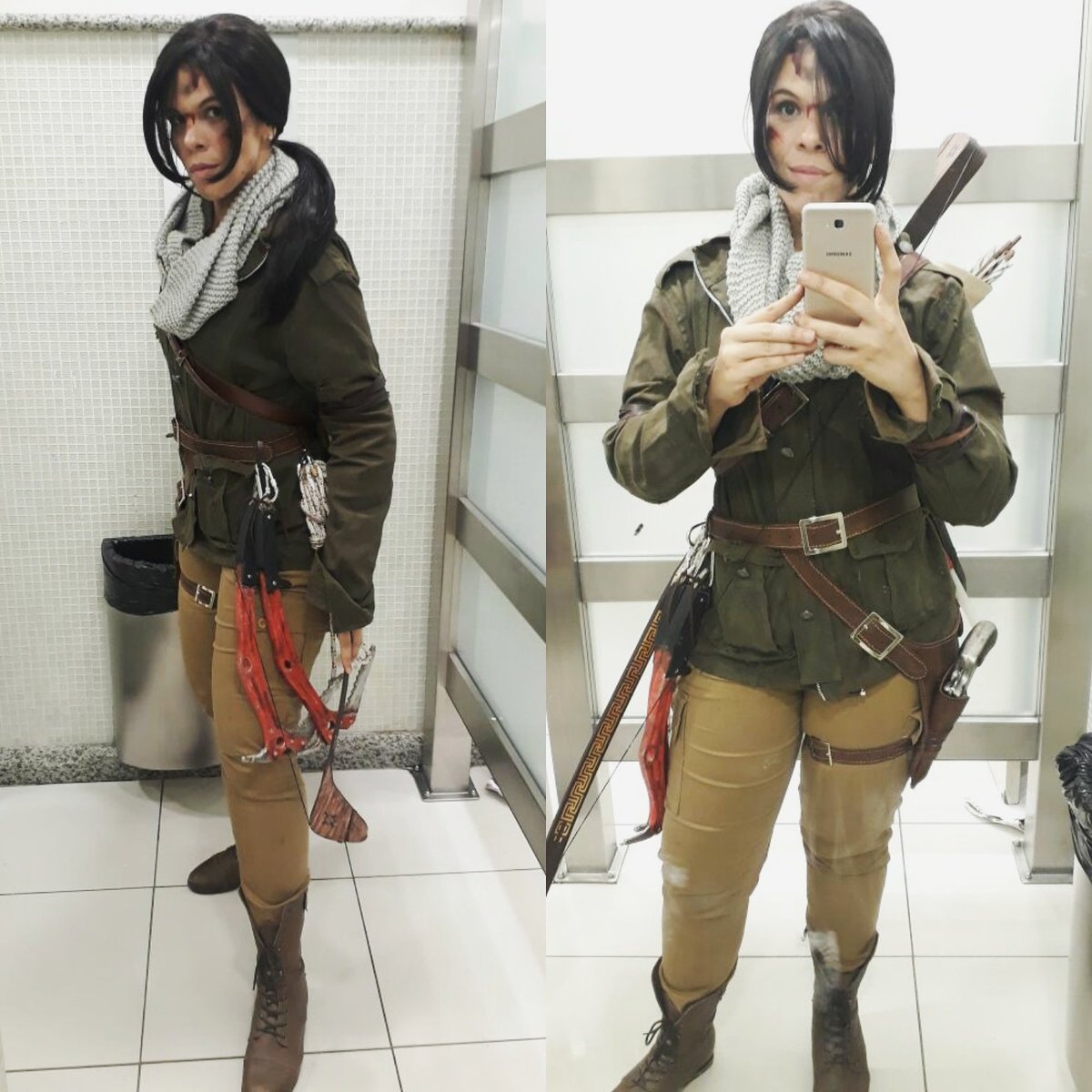 jessietrcosplay's tweet photo. About #BGS10 yesterday! #laraisback #tombraider #laracroft #cosplay https://t.co/XKmWC6K8vJ
