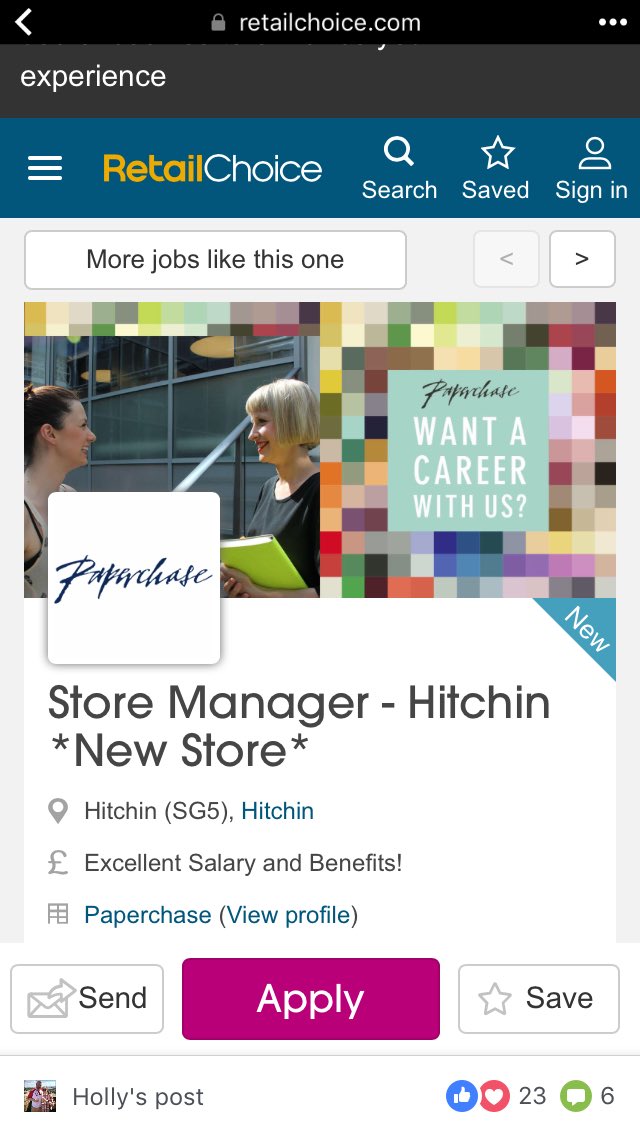 Social_Pip's tweet photo. Is it sad that I'm rather excited to hear @FromPaperchase is coming to Hitchin??? https://t.co/8TXIy0npeY