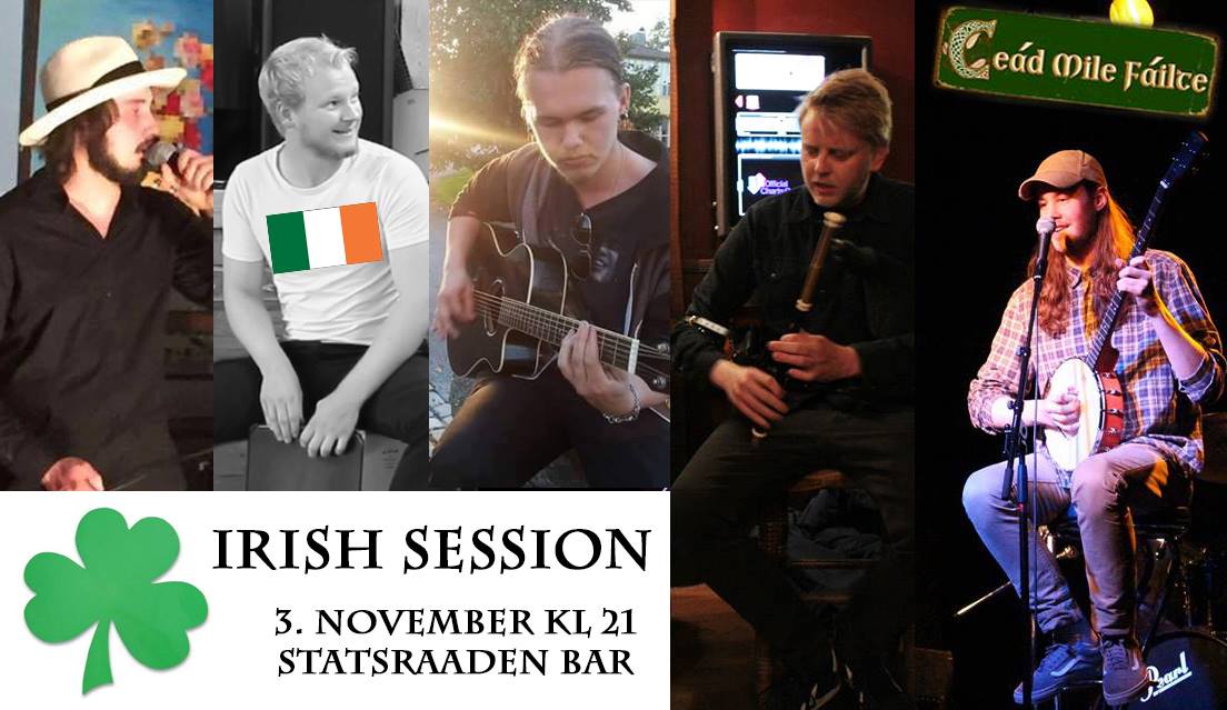 bergen_irish's tweet photo. https://t.co/8cvT8dG4hW
Join us for our first Friday drinks 3rd November at Statsraaden Bar 9pm. Irish jam session, Don't miss out! https://t.co/DAsVGIHB32