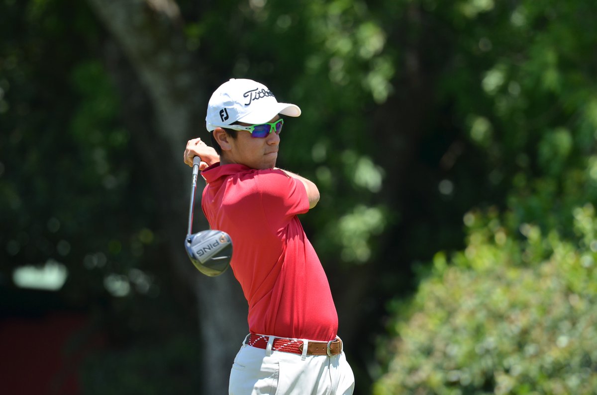 GolfRSA's tweet photo. Royal Johannesburg &amp; Kensington's Kian Rose &amp; Cole Stevens from Parkview lead field -2 around turn at Wanderers 
#BridgeJuniorSeries #8 https://t.co/aCiqM6lGBA
