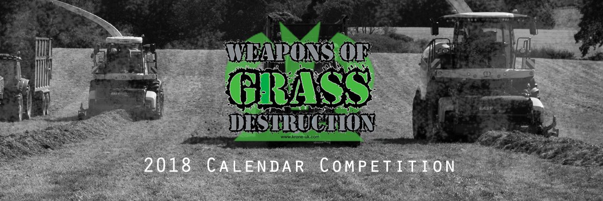 KroneUK's tweet photo. Enter our #WeaponsofGrassDestruction calendar competition! Submit your entry to marketing@krone-uk.com. More info - https://t.co/3i69VDDorj https://t.co/r47PKtuyiy