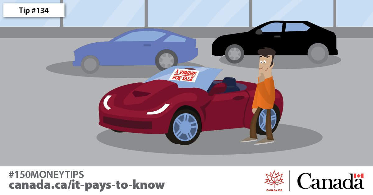 FCACan's tweet photo. Found a great deal on a new car? Think beyond the monthly payment. https://t.co/akvzRX9idf #150MoneyTips https://t.co/zPynsjW8ei