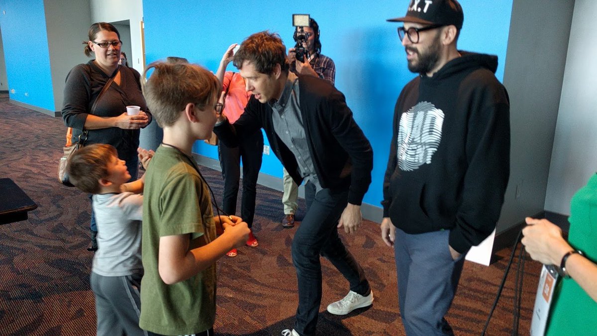 neilberg's tweet photo. Ok Go offered a ton of great marketing ideas, even to young Cincinnatians! #Brandemonium https://t.co/7hOIjlJQ7h