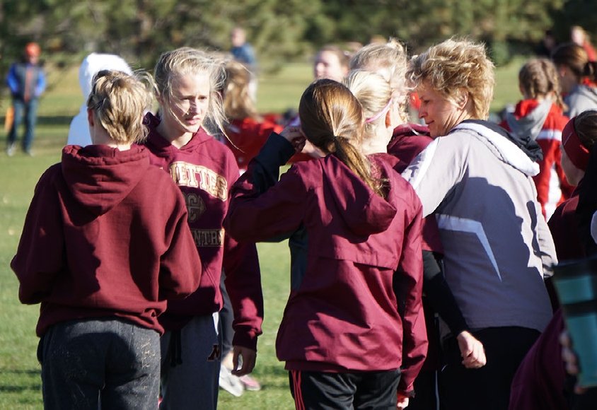 Congrats to Coach Wahlund on WDA Girls XC Coach of the Year!  #coy #xc #gomajettes