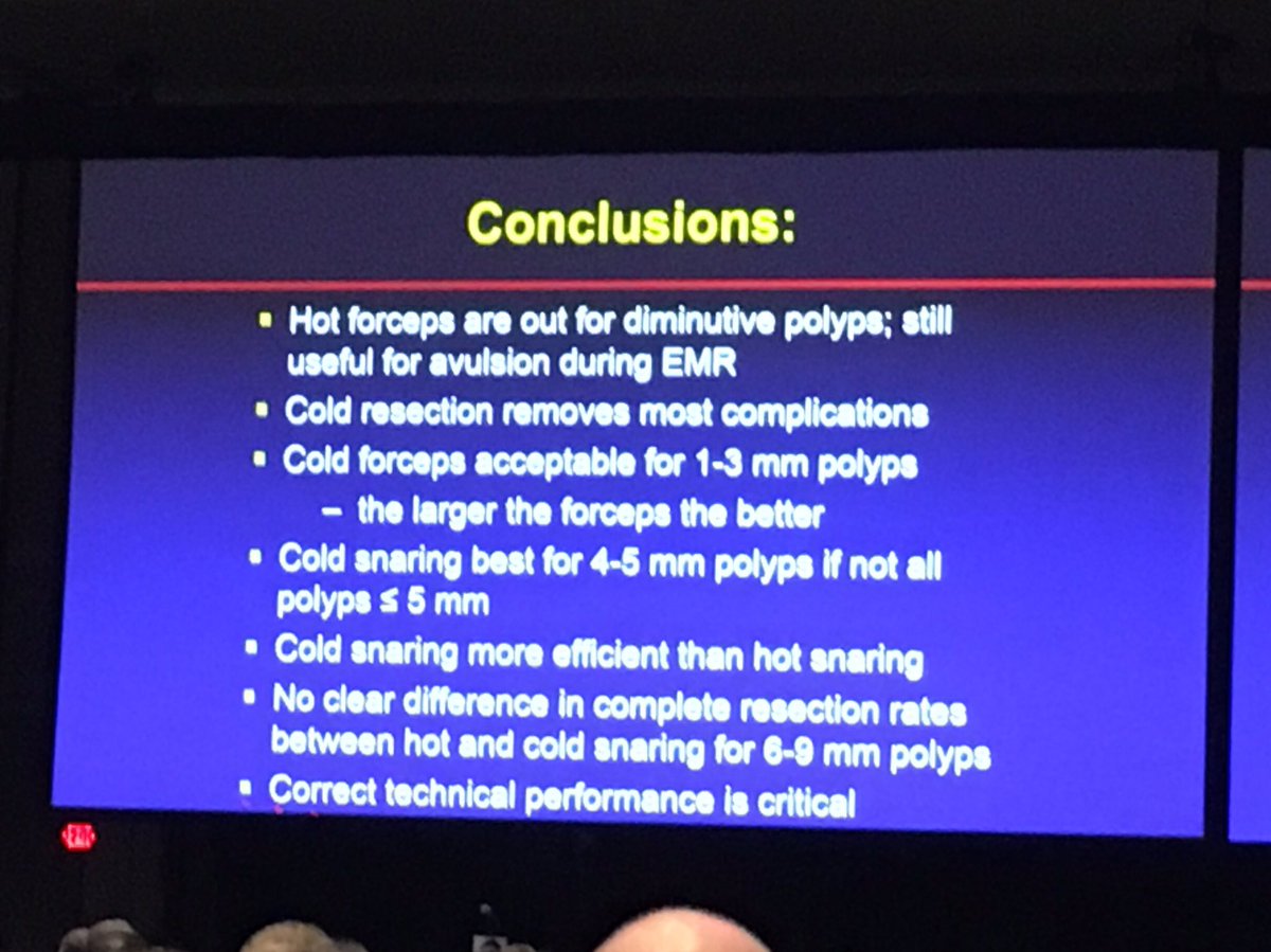 KennethDeVault (@kendevault) on Twitter photo Doug Rex summary of approach to small polyps. Rational and appropriate!#WCOGatACG2017 Doug Rex summary of approach to small polyps. Rational and appropriate!#WCOGatACG2017