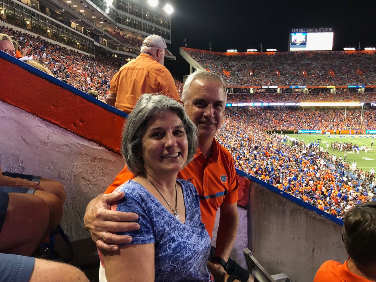 rab759's tweet image. Enjoying a night game at the #Swamp with @tpb161.