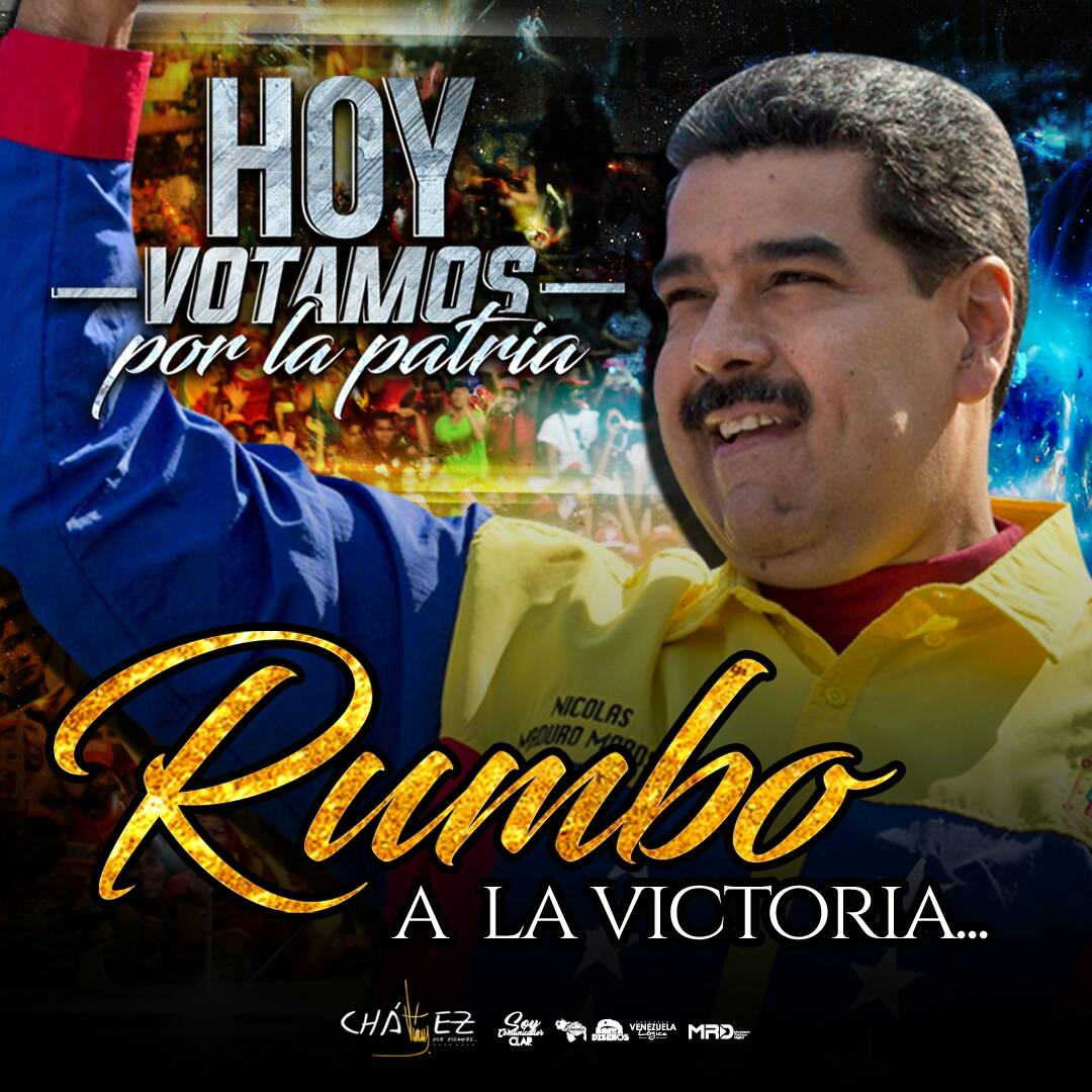 Hoy todos a votar, ejerzamos nuestro derecho en paz y demostremos el compromiso con la Patria #HoyVotamosPorLaPatria