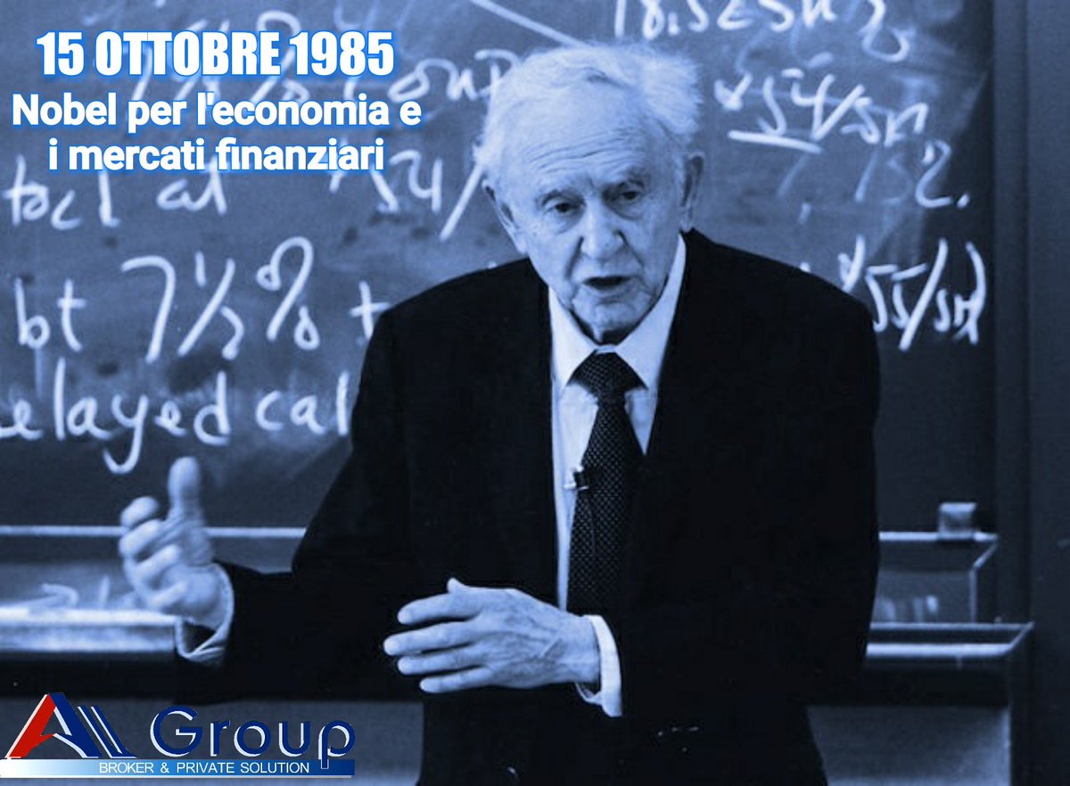 Allgroupbroker's tweet photo. - ACCADDE OGGI - Franco Modigliani (Roma, 18 giugno 1918 – Cambridge, 25 settembre 2003)

#modigliani #nobel #AccaddeOggi #finanza https://t.co/Wu6ipD4FS2