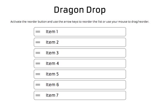 A11yChi's tweet image. Dragon drop: accessible reordering library a11ywins.tumblr.com/post/166008481… #a11ywins #a11y #accessibility #webdev #ux