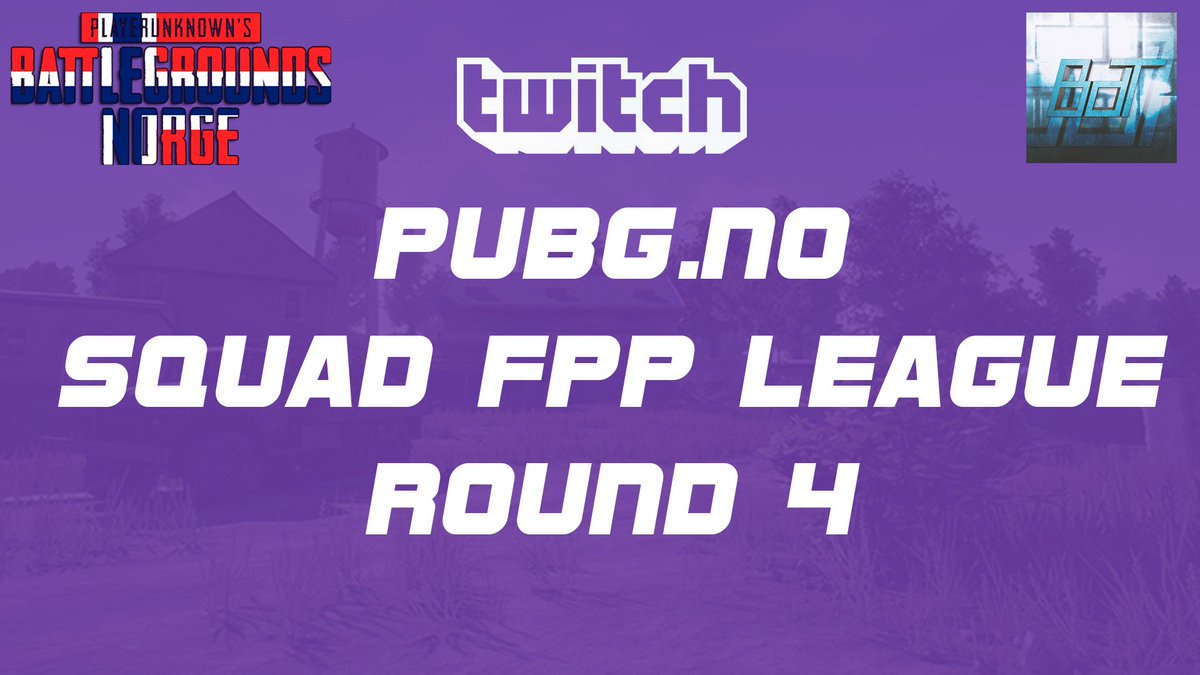 Squad liga runde 4 i kveld, meld dere på! pubg.no