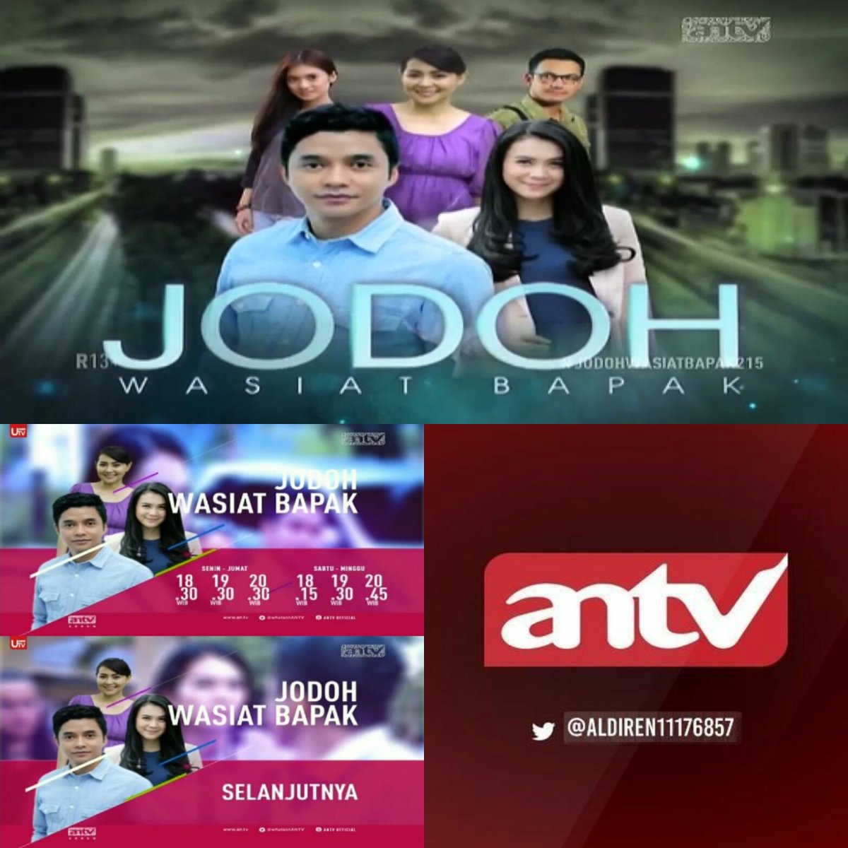 Saatnya Lanjutan Serial #JODOHWASIATBAPAK246 :). <a href="/whatsonANTV/">ANTV</a> <a href="/SeriesANTV/">ANTV Series</a> Yuk Kita Lanjut Sekarang :). Dan Selamat Menyaksikan Tweeps :).