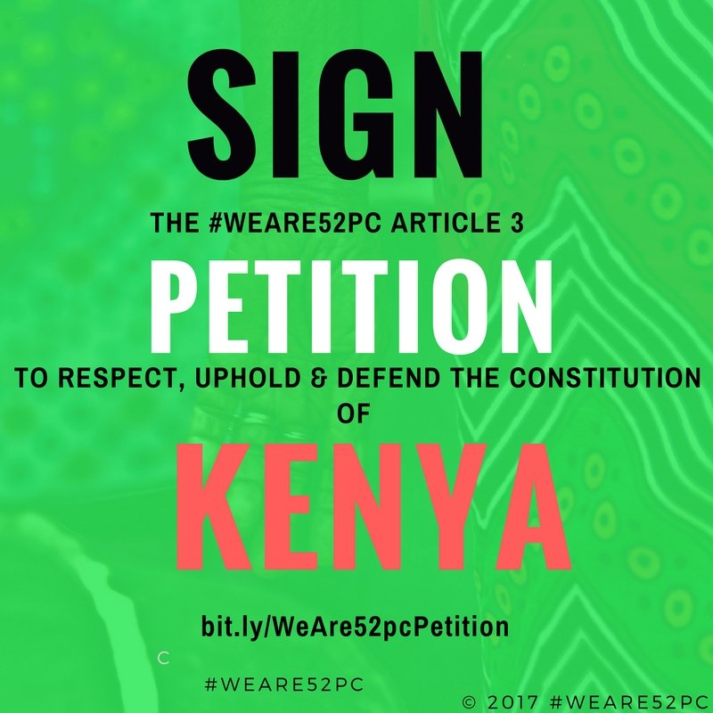 WeAre52pc's tweet photo. Signed #WeAre52pc petition delivered to CJ @dkmaraga | Sign the online petition: https://t.co/vsx2SDnyyO https://t.co/eVEof7Wmuy