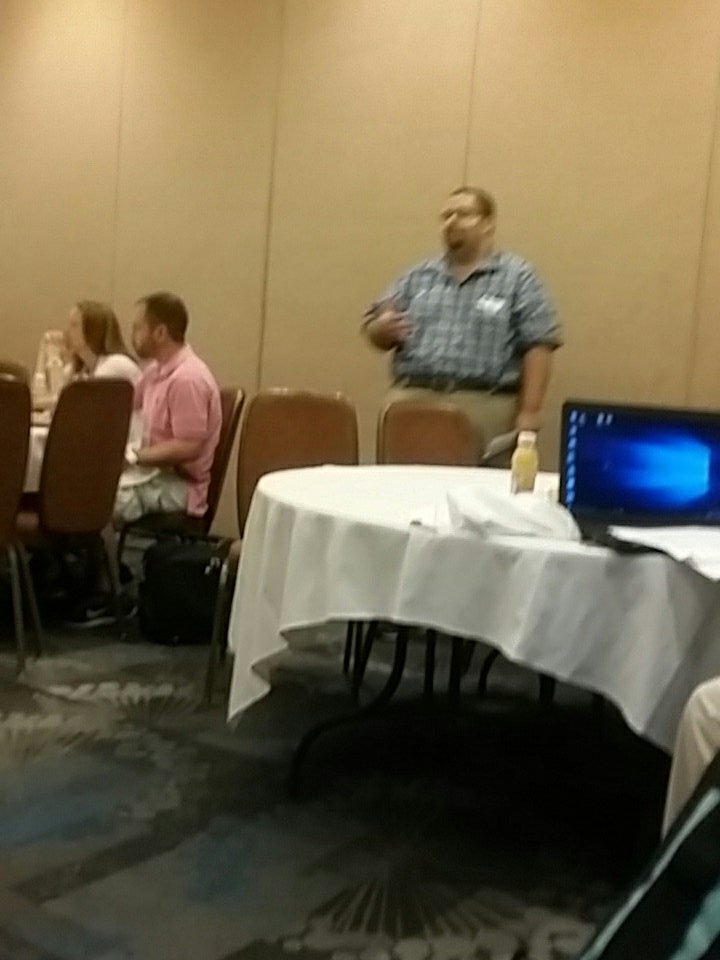 Ms_King819's tweet photo. Bradley introducing the "Me We Few You Lesson Plan Template. #2017FallInstitue @ncntspuncga https://t.co/t1LqnJn26j