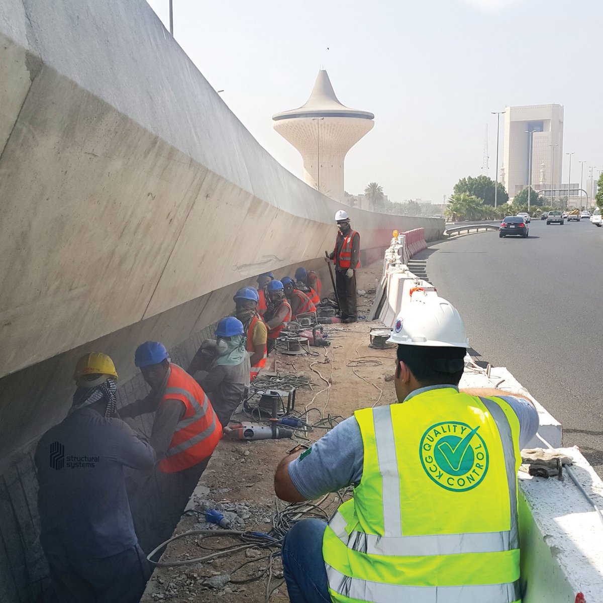 KCG_IKK's tweet photo. #Concrete_Repair #Structural_Systems #King_Khalid_Bridge #Jeddah #kcg_ikk
#إصلاح_الخرسانة #جسر_لملك_خالد #جدة https://t.co/W7h1Xvic8Q