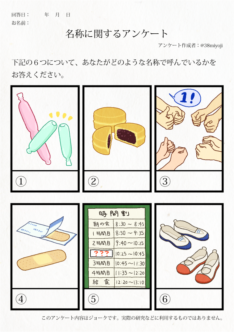 あなたの地方だと何と呼ぶ 各地方で名前が違う 例のアレ の名称アンケートが面白い 話題の画像プラス