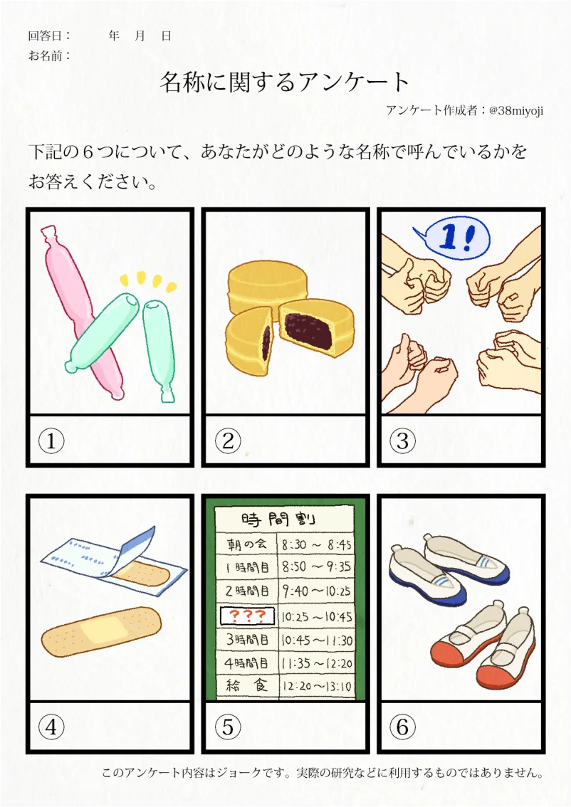 あなたの地方だと何と呼ぶ？各地方で名前が違う「例のアレ」の名称アンケートが面白い