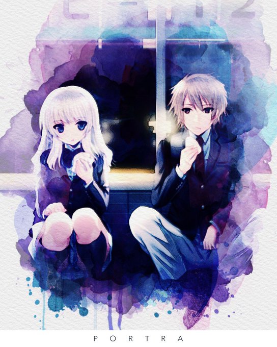 流行りのアプリで加工してみました(・▽・) 線が太めの絵の方が合いそう… 