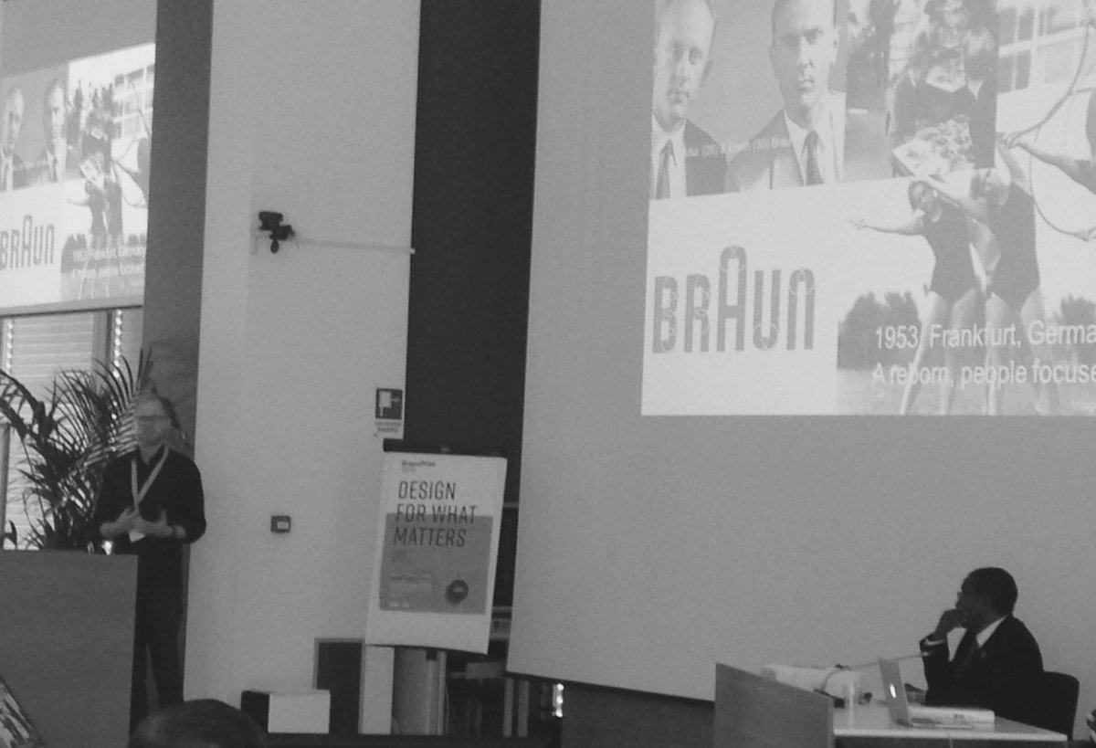 HYWilliamChan's tweet photo. "Making sense becomes iconic" + "Impress with less": Key takeaways from @Braun designer @bjwilson79's energetic @worlddesignorg #30GA talk https://t.co/BXSCD0h0J4