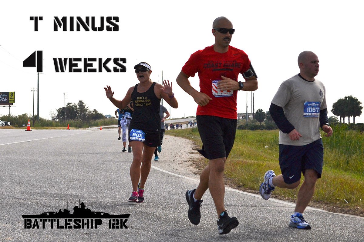 BATTLESHIP12K's tweet photo. T MINUS 4 WEEKS TO B12K! If you aren't in yet...what are you waiting for? https://t.co/jyxrGuawwo https://t.co/ODfvrNBDwm