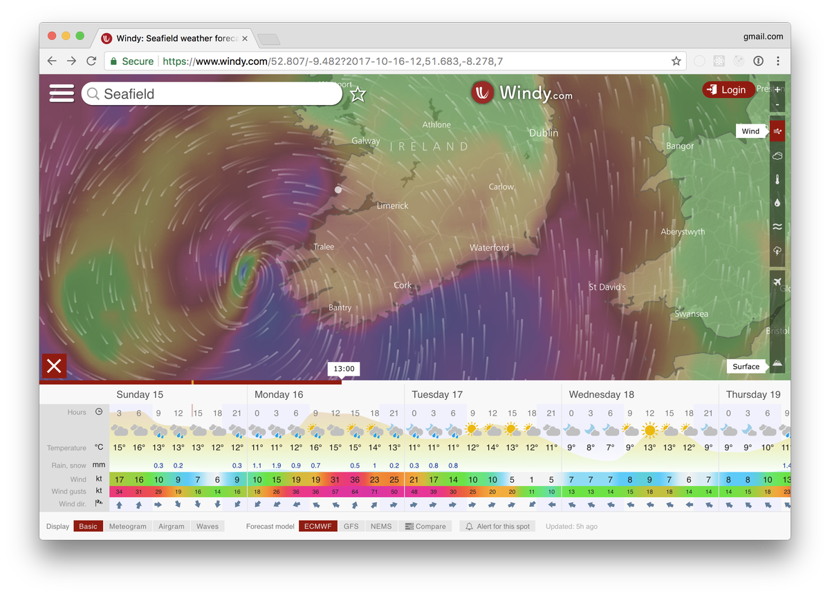Tomorrow's going to be interesting.