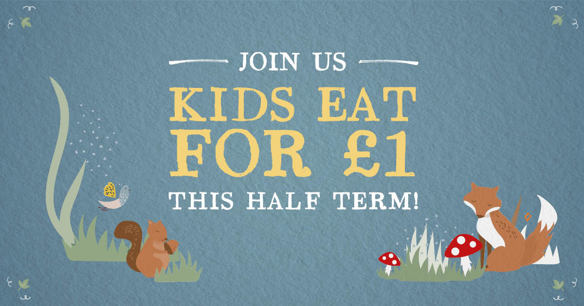 WoodmanBanstead's tweet photo. Wondering what to do with the kids this half term?
Bring them down to us where they can get a main and pudding for just £1! #WhatABargain https://t.co/9XS1N9MzQF