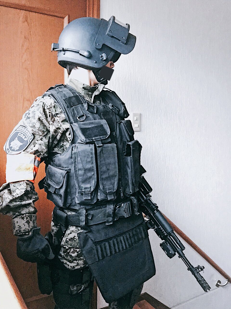 rys-t レプリカ SOBR ロシア ヘルメット 装備 疼く