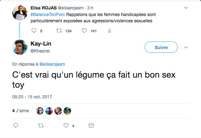 Il suffisait d'en parler pour que l'un d'entre eux se manifeste... #balancetonporc