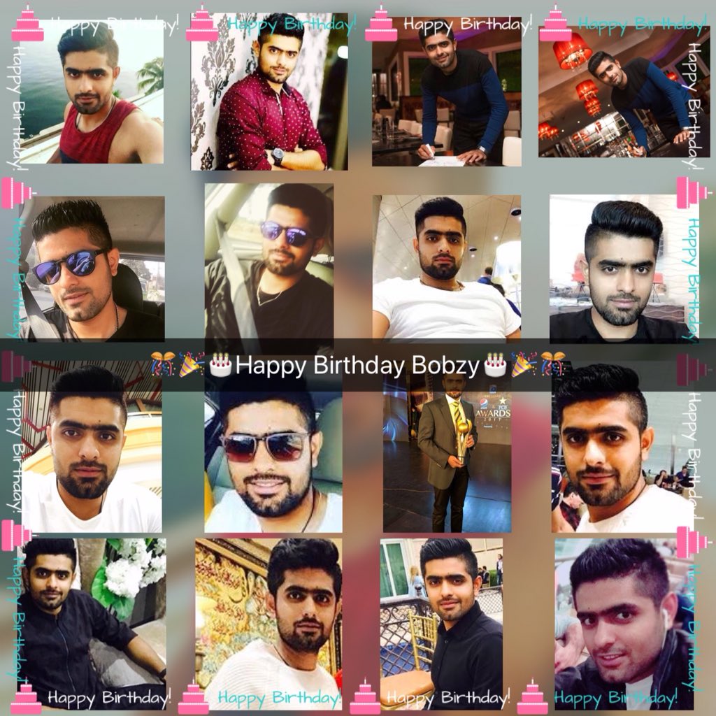 Aneeqafaisal10's tweet photo. Happy Birthday Bobzy🎂🎉🎊 many many happy returns of the day may Allah give long life #StayBlessed #KeepSimling 😍😍😘❤️❤️💕💕💕 @babarazam258 https://t.co/cHyDjwzPvk