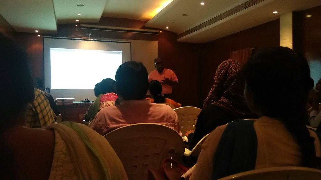 20_akhiha's tweet photo. how the music is made,ghosts r created in the movies etc R been discussed by @Satyaraj principal of stanley #DevConHyd https://t.co/HWIiqawhHz