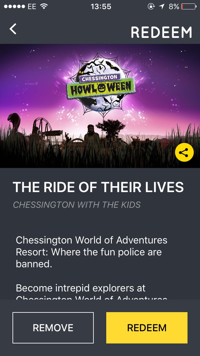 tearlessariana's tweet image. Can&apos;t use this! Anyone want a free voucher code for a child? #SnatchChessington #Chessington please read T&amp;amp;CS chessington.com/misc/extra-ter…