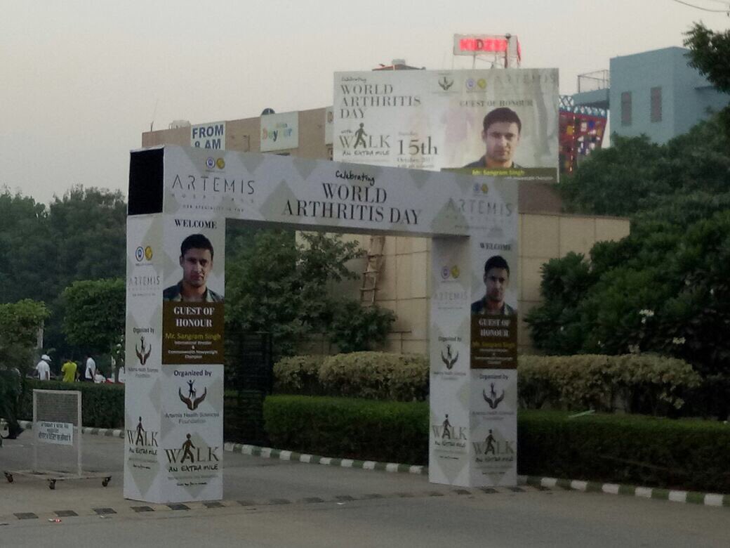 Sangram_Sanjeet's tweet photo. Pleasure to motivate you all. 
Thx #Gurugram &amp; #Artemis  kya josh tha aaj sabme. 
#WorldArthritisDay 🙏🇮🇳 https://t.co/VviihfvqAr