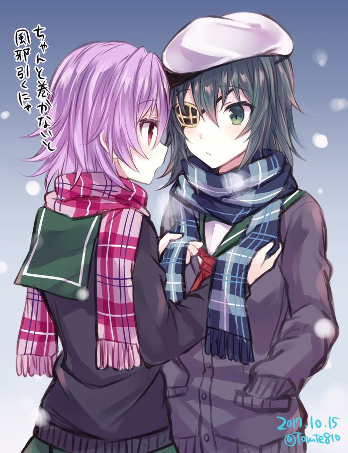 torute810's tweet photo. #odaibako #mpw_reqbox
季節的にまだ早いですが雪の日の多摩と木曾
ぼんやりしてるようで妹の前ではしっかりしてる多摩お姉ちゃんが良いなと思います
リクエストありがとうございました~ https://t.co/2HR9VYqI9t