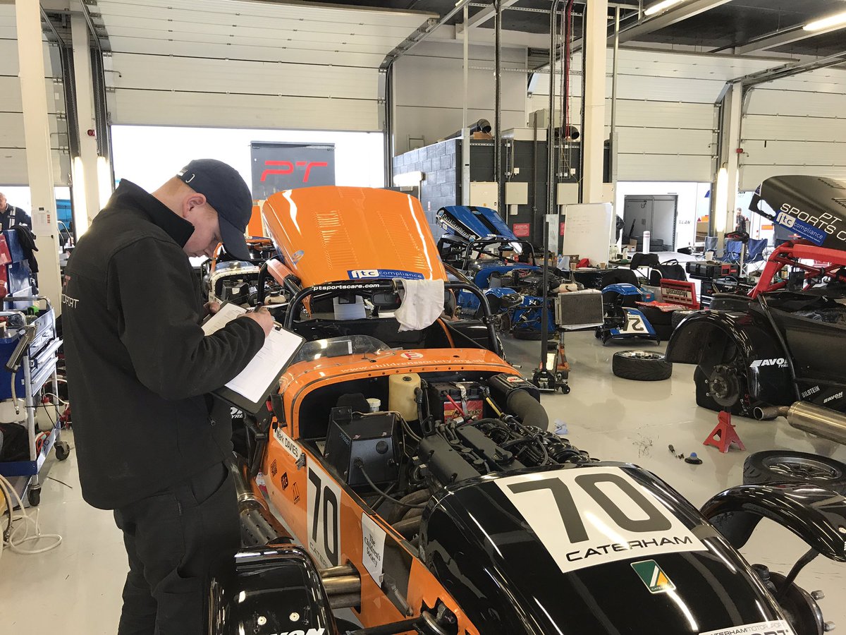 PT team in action at Silverstone @CaterhamMsport this weekend
