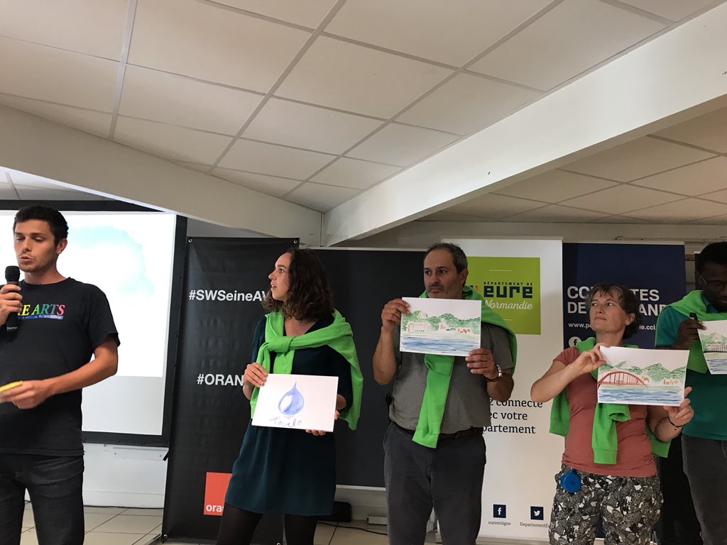youen_chene's tweet photo. Bon pitch de depart de revelo #swseineavelo https://t.co/IF2SoMHqHT