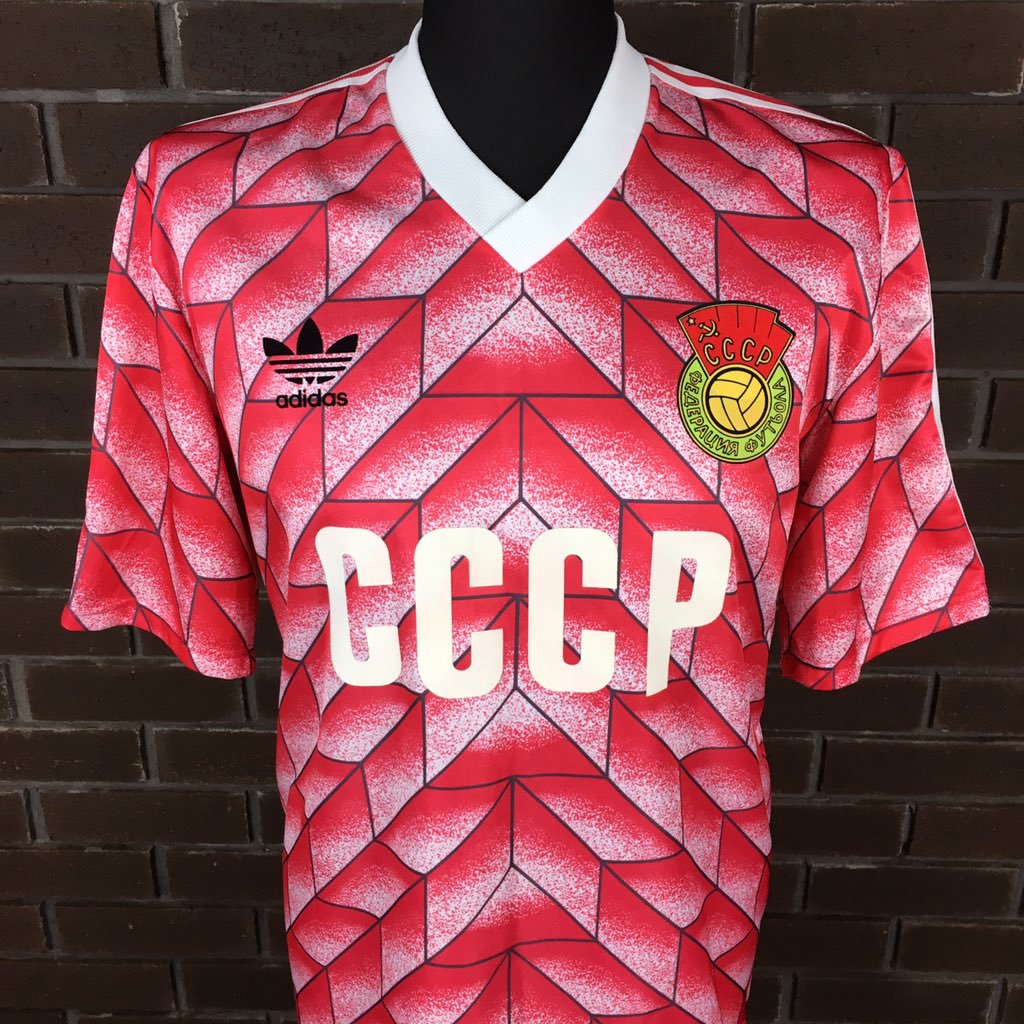 Retro 88/89 USSR Home Soccer Jersey - Kitsociety