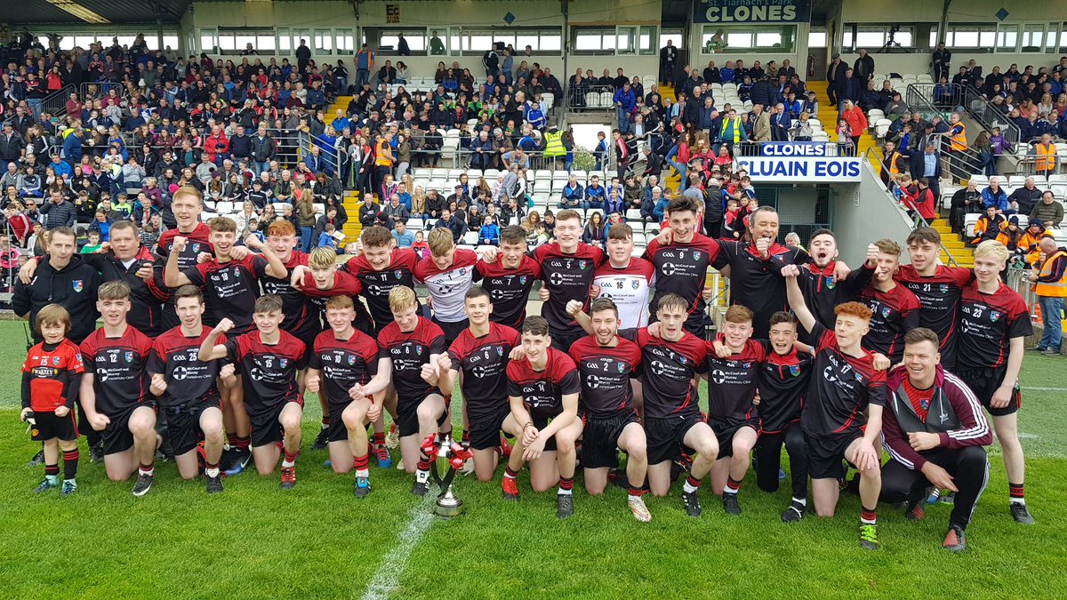 monaghangaa's tweet photo. Congratulations to @KillannyGFC  winners of the Maguire International MFC Div 1 Title and the Fergal O Hanlon Cup FT Score Killanny 1-19 @CarrickEmmets 0-13 https://t.co/oIF2bAB0fp
