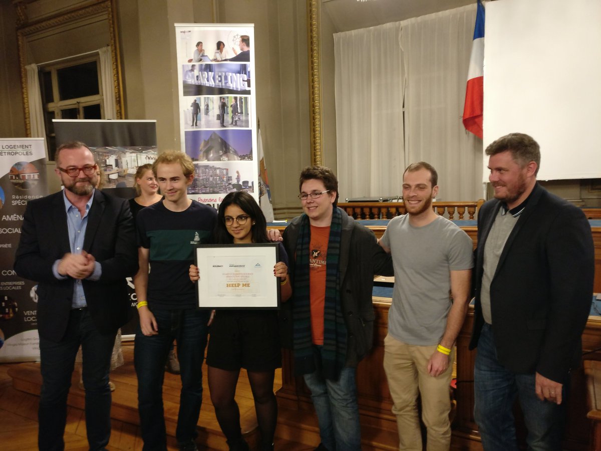 Chamboule_tous's tweet photo. Prix 4🏆 Le projet Help Me! 🎉🎉🎉 #SWRoubaix #InnoSoc https://t.co/nVwVy95U1K