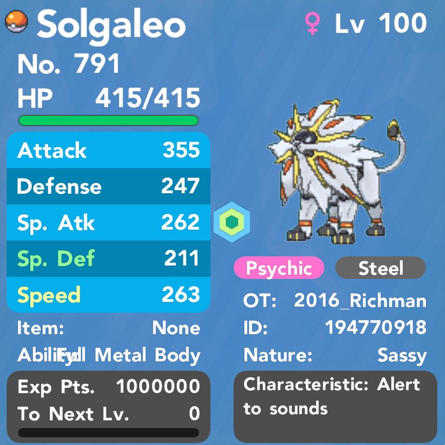 Script On Twitter We Ve Just Implemented Solgaleo Into Pokemon