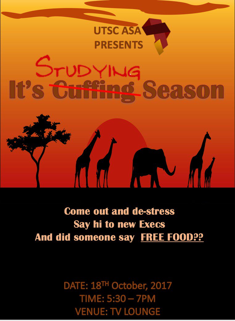Come Throughh on Wednesday 18th 2017, 5:30-7:00pm!!