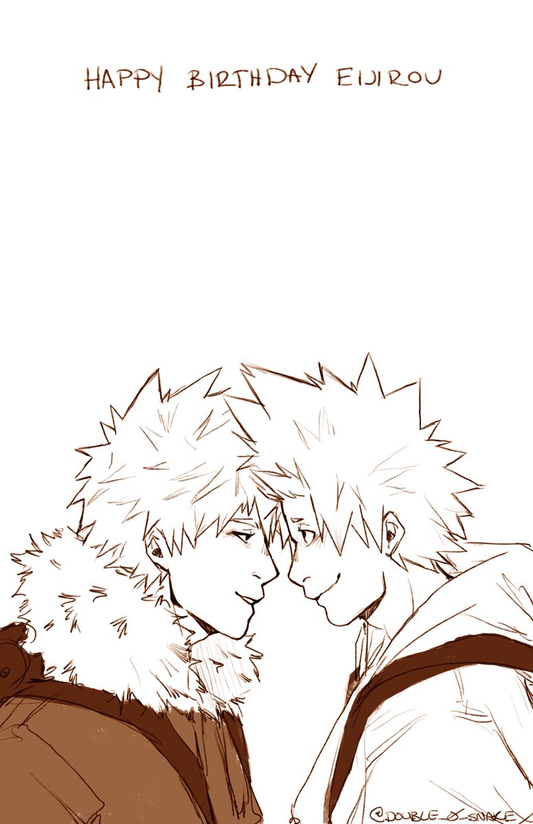 Happy Birthday Kirishima ✨. Bakugou takes him to his favorite spot~ #bnha (it’s his b-day in Japan right now and I am itching to post this)