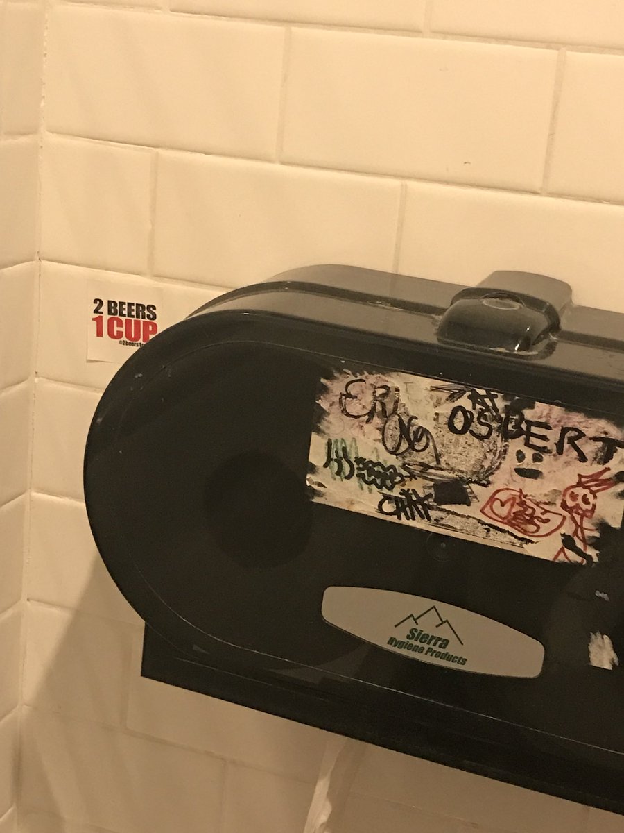 2beers1cup's tweet photo. 2 BEERS 1 CUP sticker sighting! Want some? Inbox your address, and we will send them for FREE! #CraftBeer #cheerstoit https://t.co/o3zNYOna1N