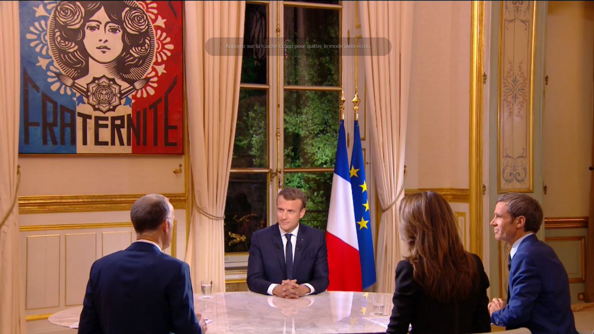 M_Orphelin's tweet photo. Dommage qu'il n'y ait pas eu une seule question sur l'#écologie dans cette grande heure d'interview... Sujet pourtant essentiel! #TF1EMacron https://t.co/BTerYjnGPV