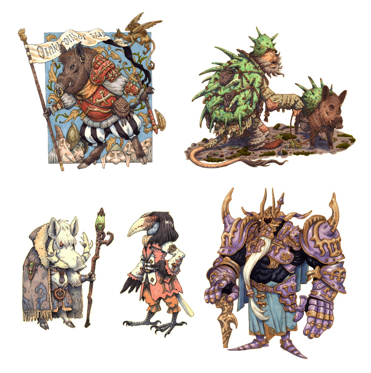 EoghanKerrigan's tweet image. Hi, I'm Eoghan, a character designer/illustrator from Ireland. I like drawing fantastical creatures and people.
#artistsontwitter