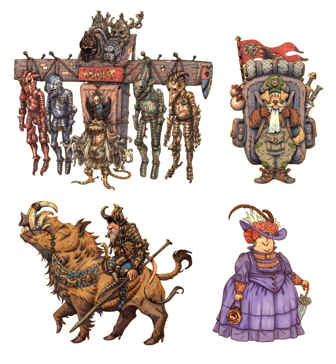 EoghanKerrigan's tweet image. Hi, I'm Eoghan, a character designer/illustrator from Ireland. I like drawing fantastical creatures and people.
#artistsontwitter